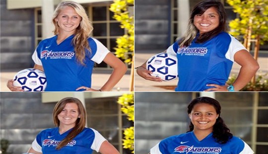 Top Dallas Butterfield, Alexis Mabuni. Bottom Kasey Kellogg, Amanda Lopez