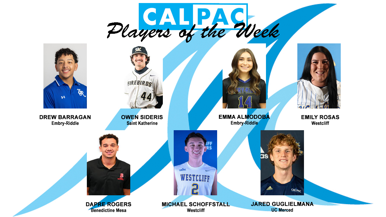 Cal Pac Announces Players of the Week for March 4