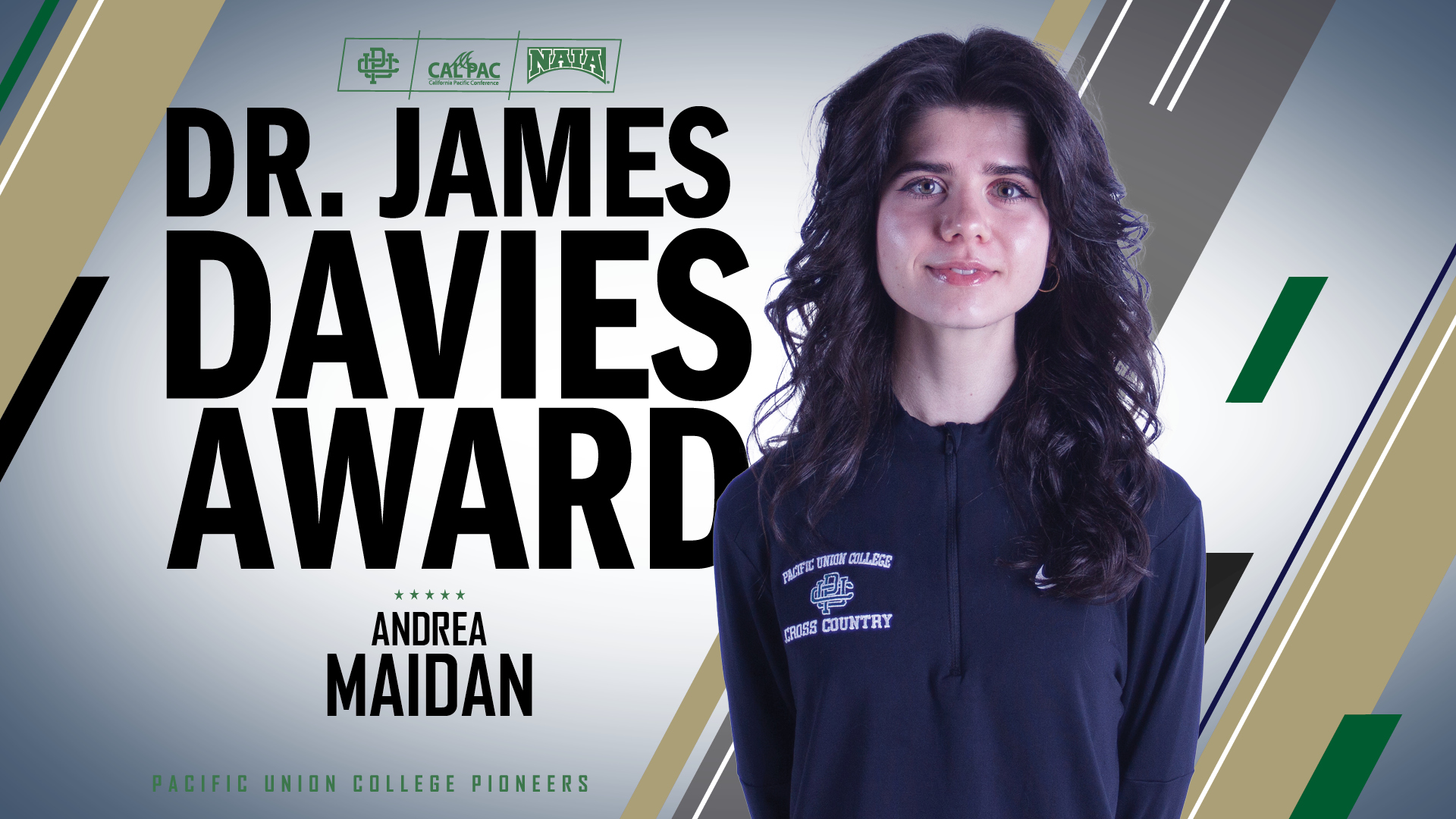2026 DR. JAMES DAVIES AWARD &ndash; Andrea Maidan, Pacific Union College