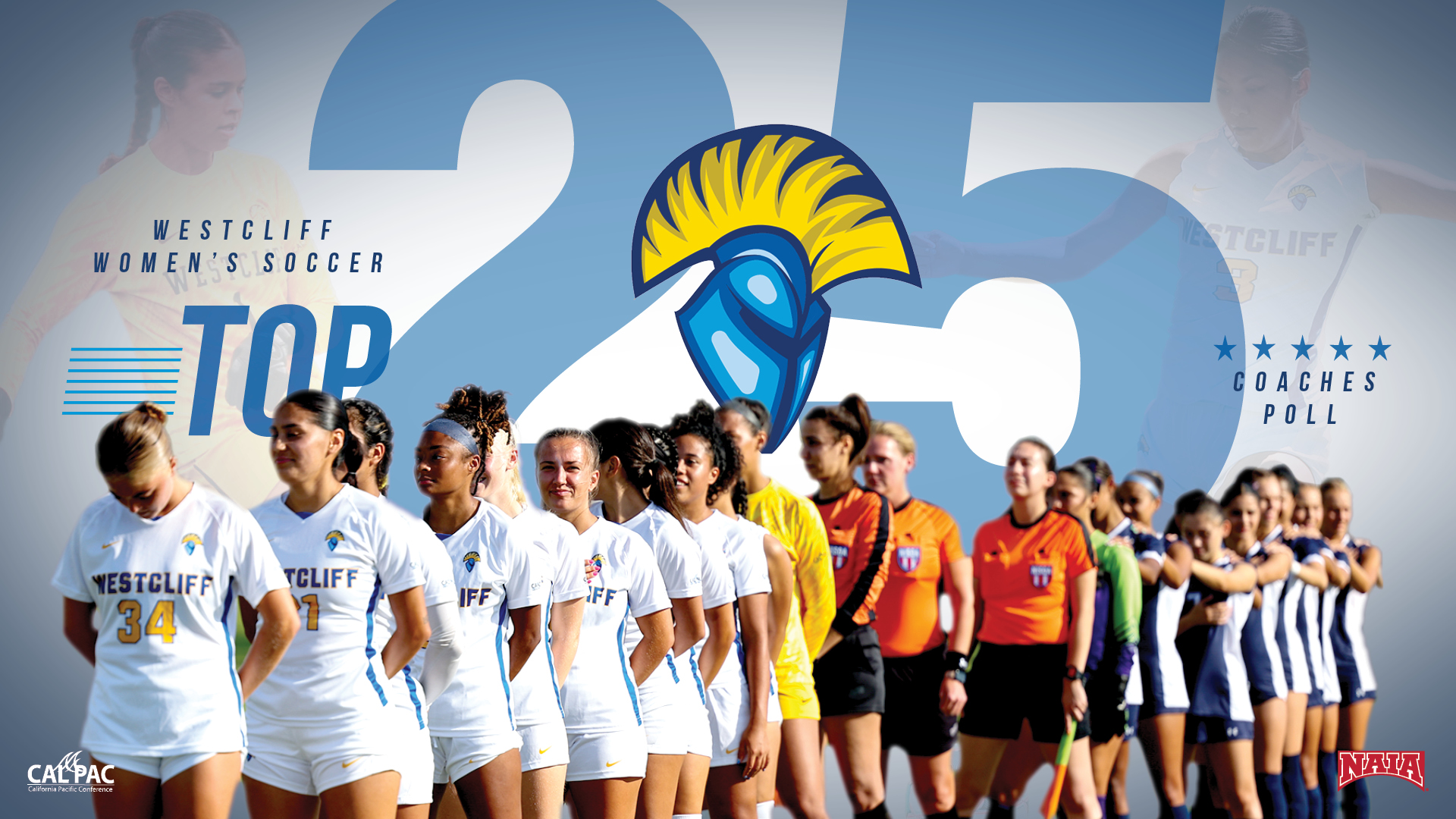 WESTCLIFF RANKED #25 BY NAIA