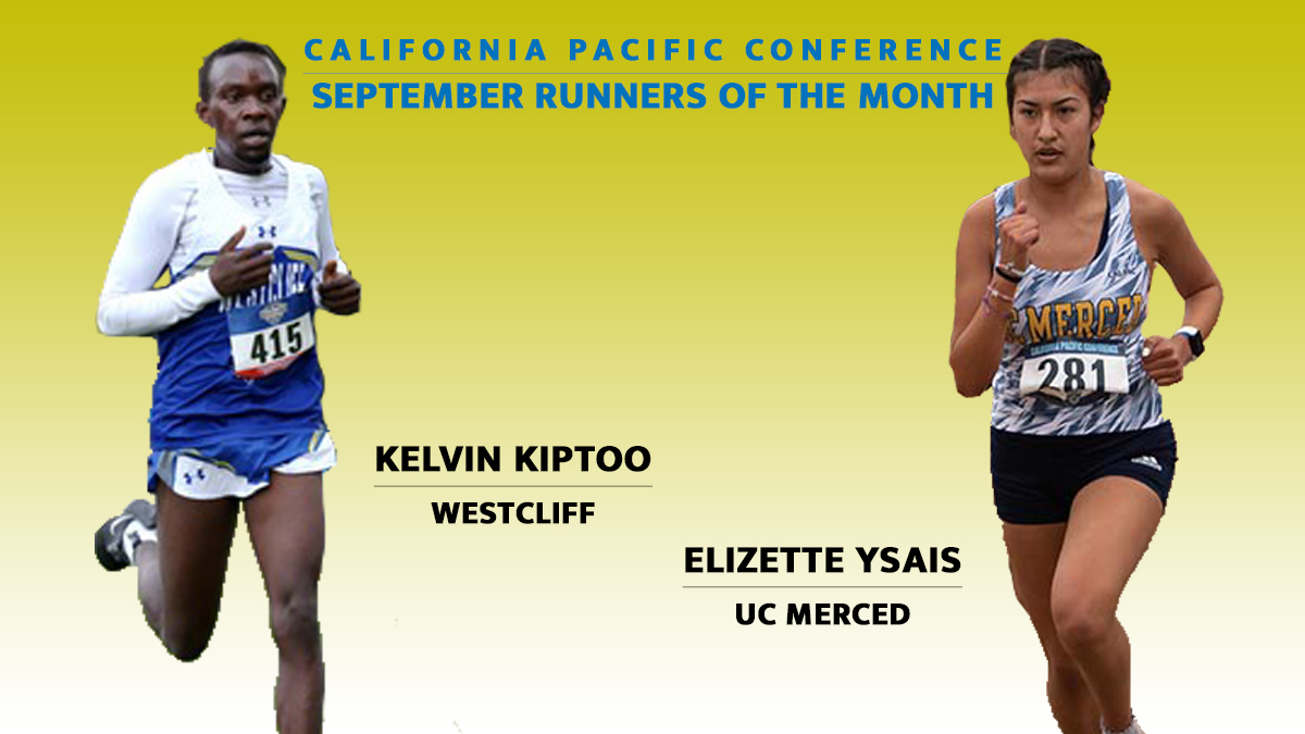 Kiptoo, Ysais Named Cal Pac Runners of the Month
